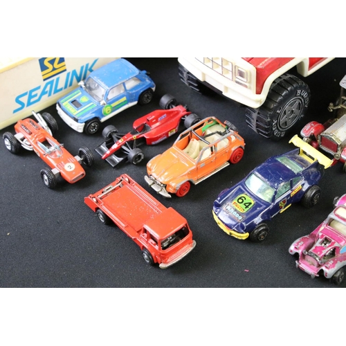 1202 - Large collection of diecast models to include Corgi, Matchbox, Burago and ERTL examples, featuring M... 