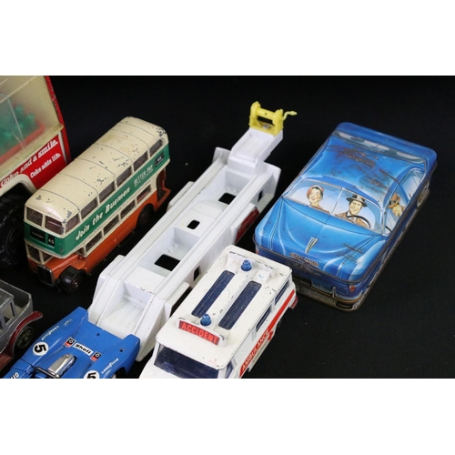 1202 - Large collection of diecast models to include Corgi, Matchbox, Burago and ERTL examples, featuring M... 