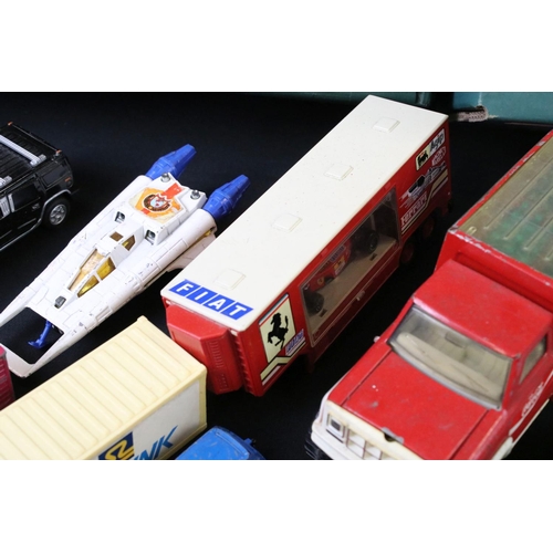 1202 - Large collection of diecast models to include Corgi, Matchbox, Burago and ERTL examples, featuring M... 