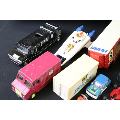 1202 - Large collection of diecast models to include Corgi, Matchbox, Burago and ERTL examples, featuring M... 