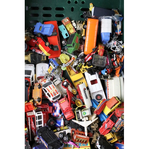 1202 - Large collection of diecast models to include Corgi, Matchbox, Burago and ERTL examples, featuring M... 