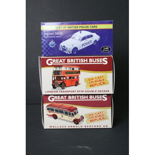 1205 - 13 Boxed Atlas Editions diecast models to include 6 x 1:43 Classic Sports Cars, 4 x 1:76 Great Briti... 