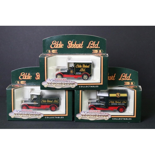 1207 - 18 Boxed / cased Corgi Eddie Stobart diecast models to include Modern Trucks 75201 ERF Curtainside, ... 