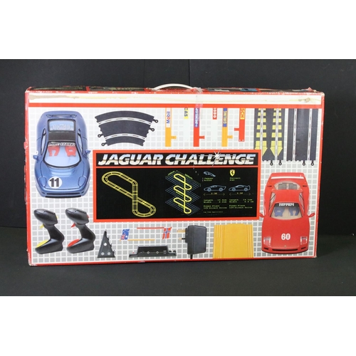 1211 - Boxed Scalextric Jaguar Challenge set with two slot cars & boxed Matchbox Railways TN120 set, togeth... 