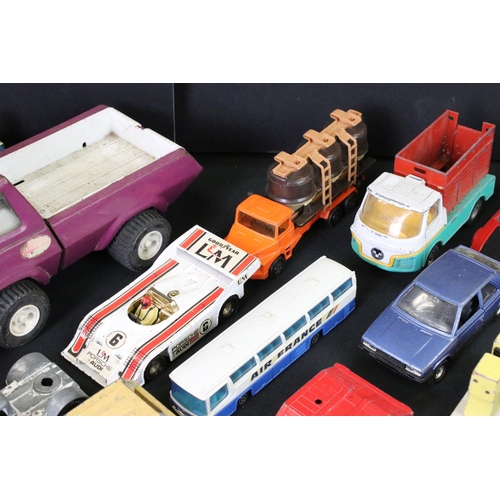 1277 - Quantity of mid 20th C onwards play worn diecast models to include Corgi, Lone Star, Majorette etc