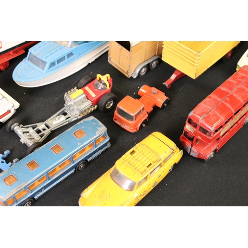 1278 - Collection of play worn mid 20th C onwards Dinky, Matchbox & Corgi diecast models to include Corgi L... 