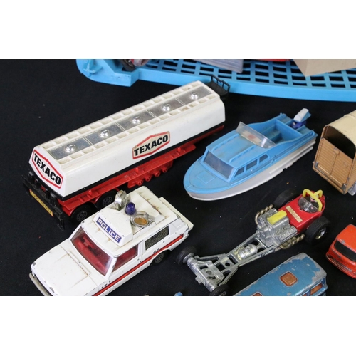 1278 - Collection of play worn mid 20th C onwards Dinky, Matchbox & Corgi diecast models to include Corgi L... 