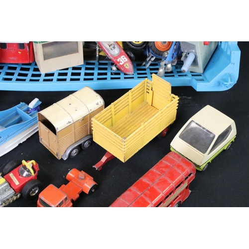 1278 - Collection of play worn mid 20th C onwards Dinky, Matchbox & Corgi diecast models to include Corgi L... 