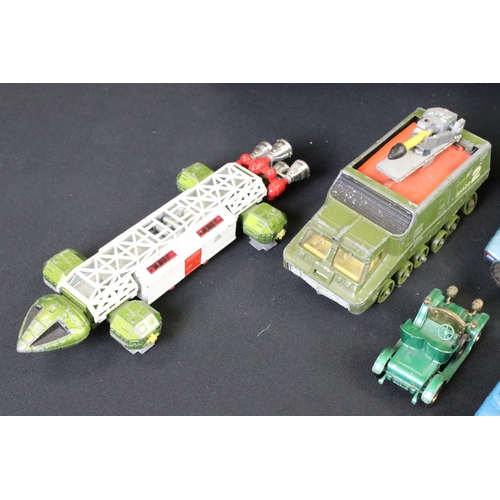 1280 - Around 30 mid 20th C play worn diecast models to include Dinky & Corgi featuring many Dinky commerci... 