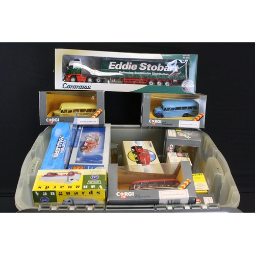 1264 - 22 Boxed diecast models to include Cararama, Corgi, and 6 x Vanguards plus a group of inboxed Eddie ... 