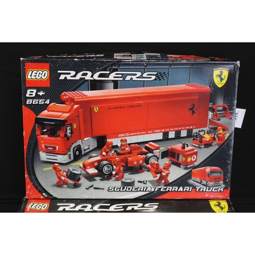 310 - Lego - Two boxed Racers Ferrari sets to include 8386 Ferrari F1 Racer and 8654 Scuderia Ferrari Truc... 