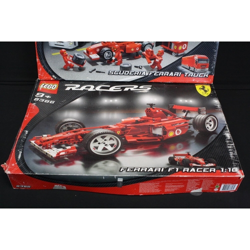 310 - Lego - Two boxed Racers Ferrari sets to include 8386 Ferrari F1 Racer and 8654 Scuderia Ferrari Truc... 