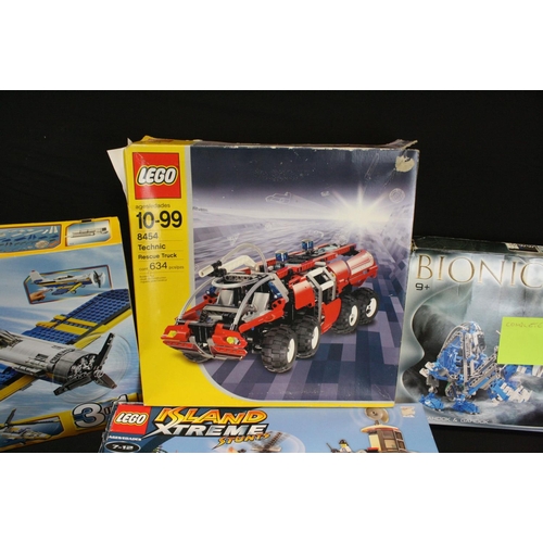 311 - Lego - Six boxed Lego sets to include Island Xtreme Stunts 6740, Technix Rescue Truck 8454, 2 x Crea... 