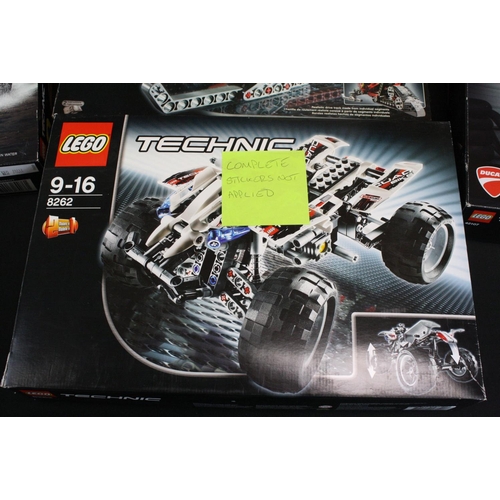 313 - Lego - Nine boxed Lego Technic sets to include 8262, 42005, 42092, 42120, 42026, 8272, 42040, 8049 a... 