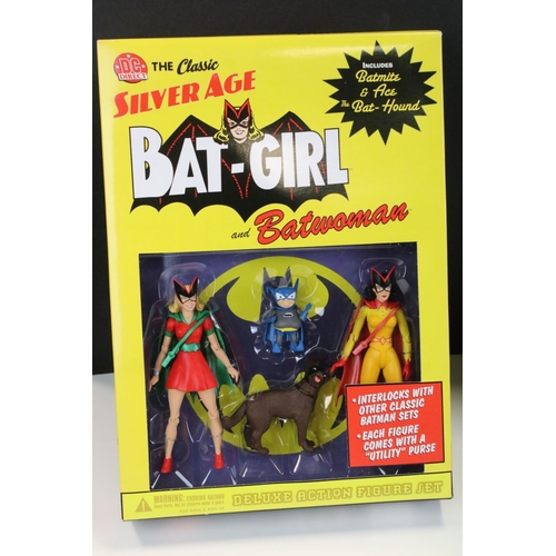 226 - Four boxed DC Direct The Classic Silver Age Batman Deluxe Figure Sets to include Batgirl and The Jok... 