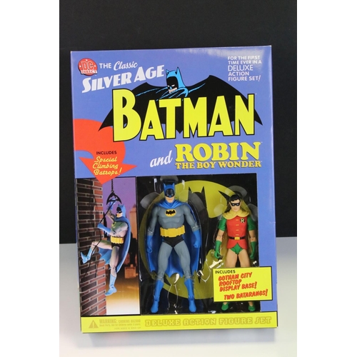 226 - Four boxed DC Direct The Classic Silver Age Batman Deluxe Figure Sets to include Batgirl and The Jok... 