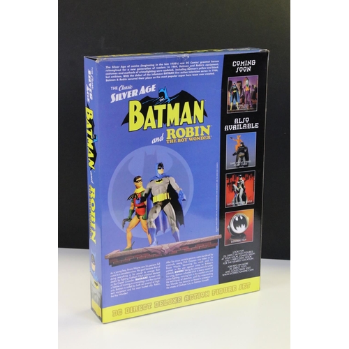 226 - Four boxed DC Direct The Classic Silver Age Batman Deluxe Figure Sets to include Batgirl and The Jok... 