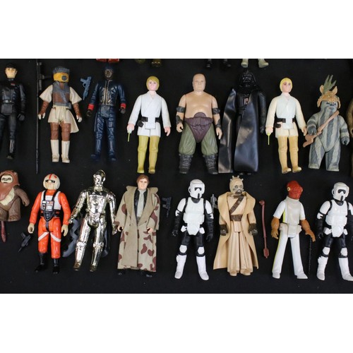 397 - Star Wars - 102 Original figures to include 4 LOM, Squid Head, Darth Vader, Luke Skywalker (Jedi Kni... 