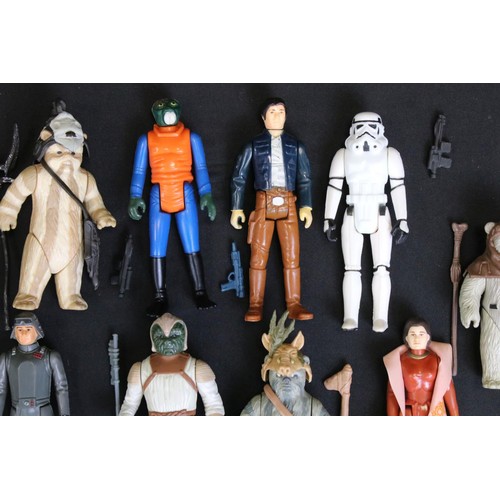 397 - Star Wars - 102 Original figures to include 4 LOM, Squid Head, Darth Vader, Luke Skywalker (Jedi Kni... 