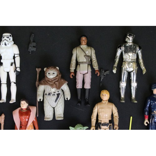 397 - Star Wars - 102 Original figures to include 4 LOM, Squid Head, Darth Vader, Luke Skywalker (Jedi Kni... 