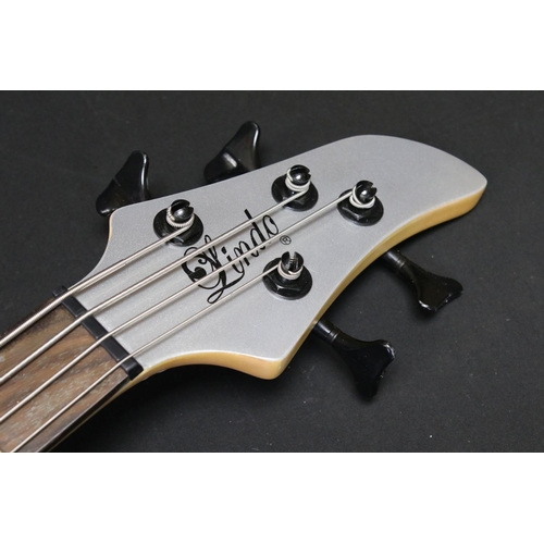 1149 - Guitar - Lindo 4 string electric bass guitar.  Comes with gig bag.