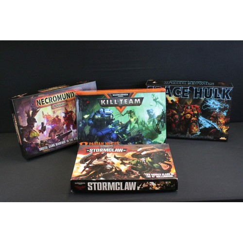 181 - Games Workshop / Fantasy Gaming - Four boxed sets to include 2 x Warhammer 40000 (Kill Team & Stormc... 