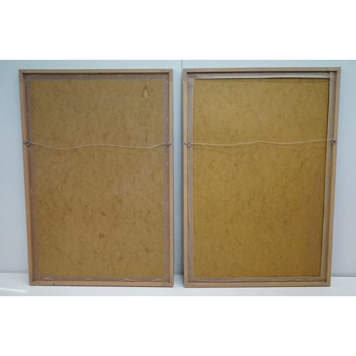 438 - Two Art Deco style Spiderman and Iron Man posters, 89 x 60cm, framed and glazed