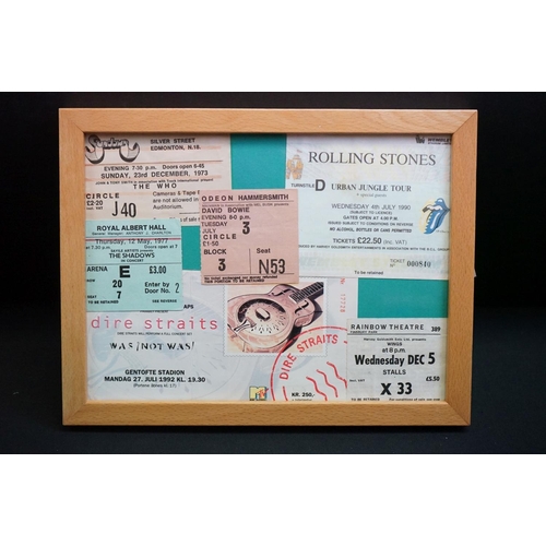 1133 - Memorabilia - A ticket stub for David Bowie's final Ziggy Stardust tour date at Hammersmith Odeon, L... 