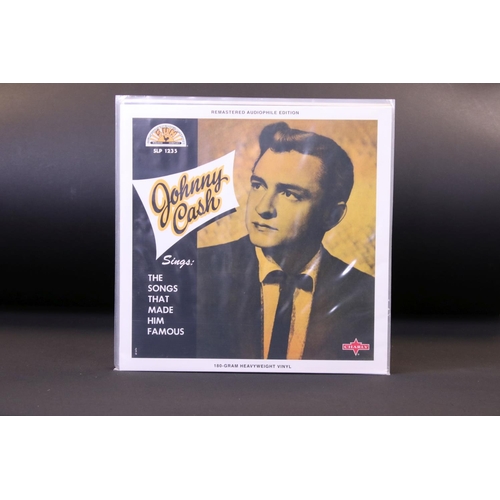 306 - Vinyl - 5 Rock & Roll LPs to include Johnny Cash Sings The Songs That Made Him Famous (Original USA ... 