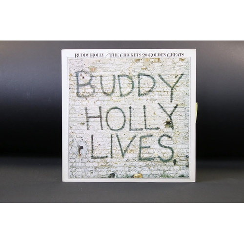 323 - Vinyl - 31 Buddy Holly LPs and 1 Box set including foreign pressings, sealed examples etc.  Vg overa... 