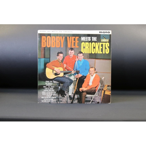 329 - Vinyl & Autograph - Approx 50 Buddy Holly / Bobby Vee LPs including one signed by Bobby Vee.  Collec... 