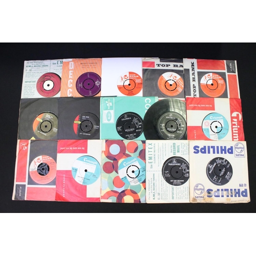 244 - Vinyl - over 40 Joe Meek / RGM Sound production 7” 45rpm singles on various labels and other related... 