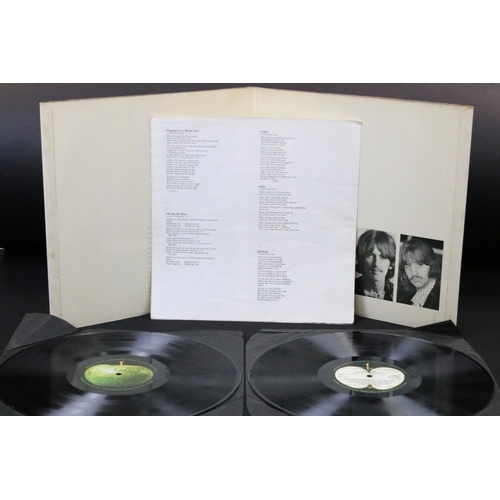 604 - Vinyl - The Beatles White Album original UK Stereo pressing top opener No. 0397617 with black inners... 