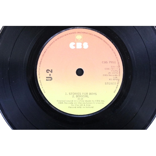 645 - Vinyl - U2 –Three - Original Irish 1979 1st pressing 7” on CBS sunburst label (CBS 7951), UKTM numbe... 