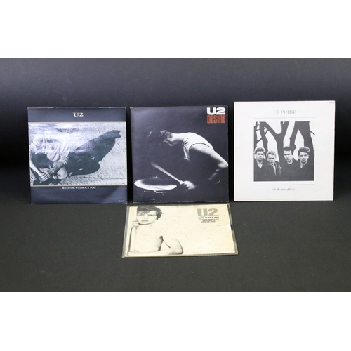 647 - Vinyl - 10 U2  7” singles including early releases and rarities to include: I Will Follow (Irish 198... 