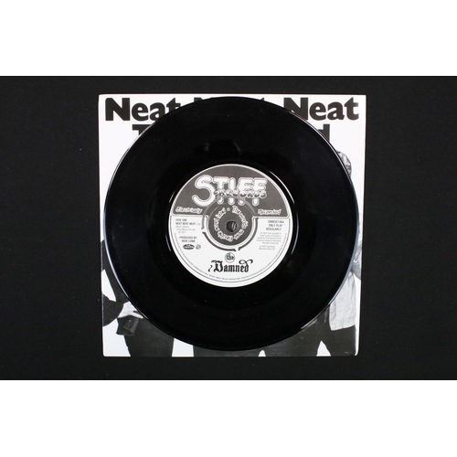 650 - Vinyl – 3 The Damned limited edition 7” singles to include: Neat Neat Neat (UK 2007 Limited Edition,... 