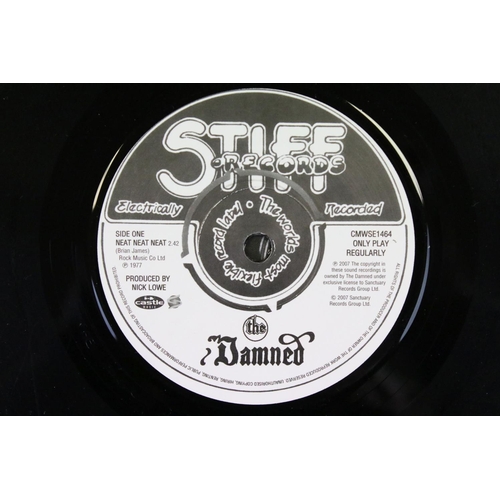 650 - Vinyl – 3 The Damned limited edition 7” singles to include: Neat Neat Neat (UK 2007 Limited Edition,... 