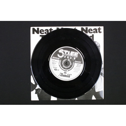 650 - Vinyl – 3 The Damned limited edition 7” singles to include: Neat Neat Neat (UK 2007 Limited Edition,... 