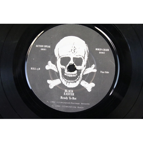 654 - Vinyl - Punk - Black Easter - Ready To Rot original UK 1982 1st pressing on Illuminated Records KILL... 