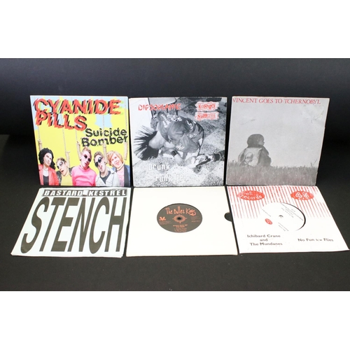 661 - Vinyl -  11 Punk / Hard Core 7” singles and one box set by recent / current bands to include: Cyanid... 