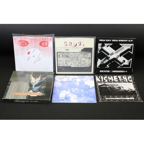 661 - Vinyl -  11 Punk / Hard Core 7” singles and one box set by recent / current bands to include: Cyanid... 