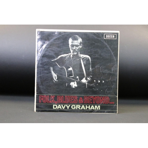 675 - Vinyl - Folk – 2 copies of Davy Graham Folk, Blues & Beyond.  Both original UK 1st pressing mono alb... 