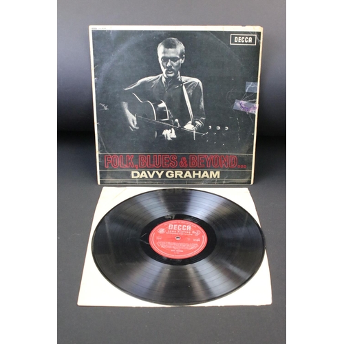 675 - Vinyl - Folk – 2 copies of Davy Graham Folk, Blues & Beyond.  Both original UK 1st pressing mono alb... 