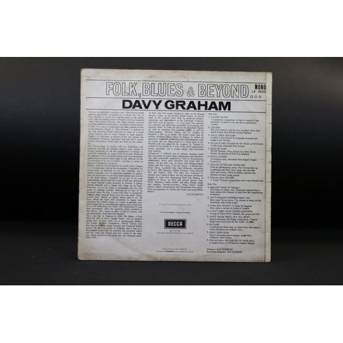 675 - Vinyl - Folk – 2 copies of Davy Graham Folk, Blues & Beyond.  Both original UK 1st pressing mono alb... 