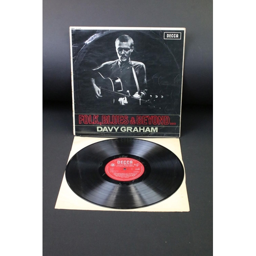 675 - Vinyl - Folk – 2 copies of Davy Graham Folk, Blues & Beyond.  Both original UK 1st pressing mono alb... 