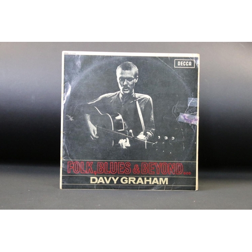 675 - Vinyl - Folk – 2 copies of Davy Graham Folk, Blues & Beyond.  Both original UK 1st pressing mono alb... 