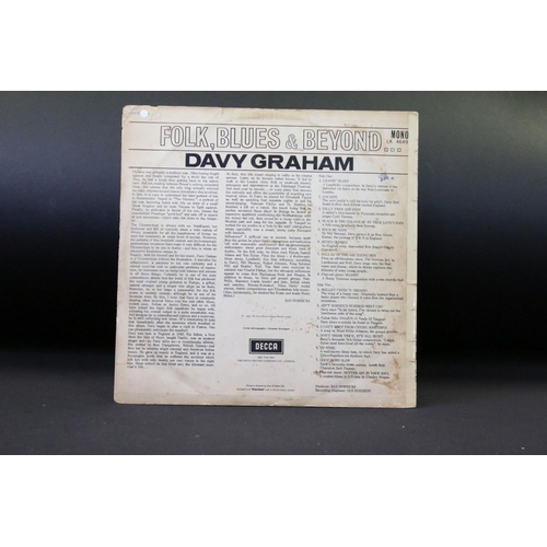 675 - Vinyl - Folk – 2 copies of Davy Graham Folk, Blues & Beyond.  Both original UK 1st pressing mono alb... 