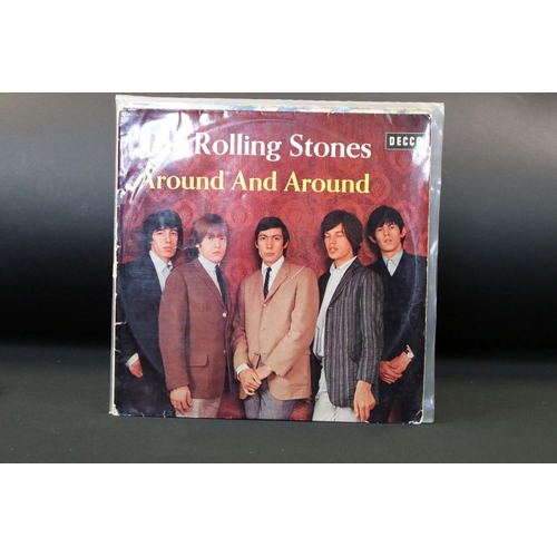 612 - Vinyl – 11 Rolling Stones albums one box set and one 10” to include: The Rolling Stones ‎– Around An... 