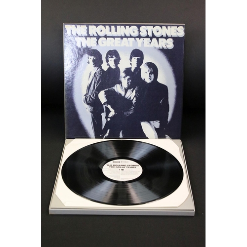 612 - Vinyl – 11 Rolling Stones albums one box set and one 10” to include: The Rolling Stones ‎– Around An... 