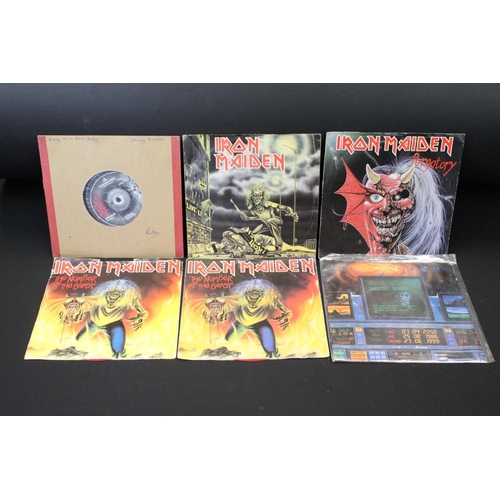 623 - Vinyl – 14 Iron Maiden 7” singles including Limited Editions, Coloured Vinyl and Picture Discs to in... 